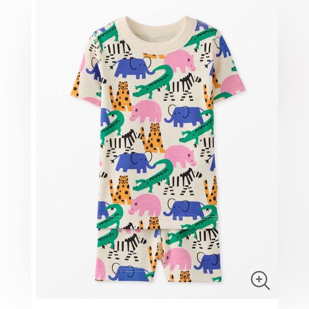 Zany Zoo Hanna Andersson Short John Pajamas
